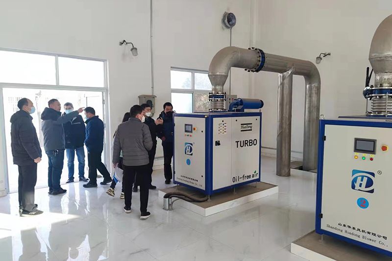 河南心連心集團領(lǐng)導參觀考察我司承建的50000噸市政污水處理廠項目